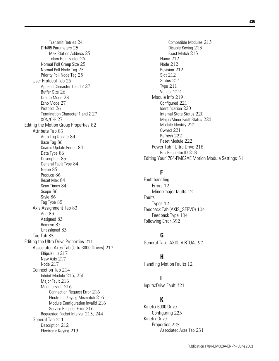 Rockwell Automation 1784-PM16SE SoftLogix Motion Card Setup and Configuration Manual User Manual | Page 443 / 451