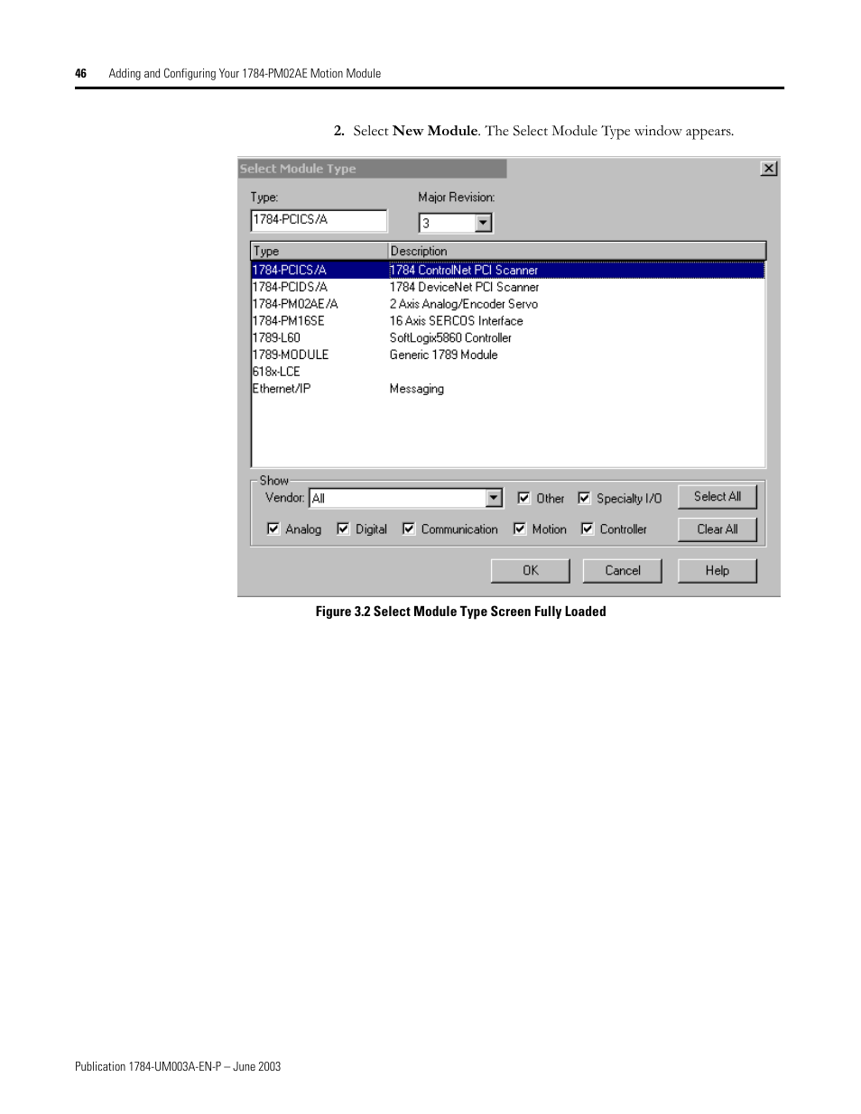 Rockwell Automation 1784-PM16SE SoftLogix Motion Card Setup and Configuration Manual User Manual | Page 54 / 451