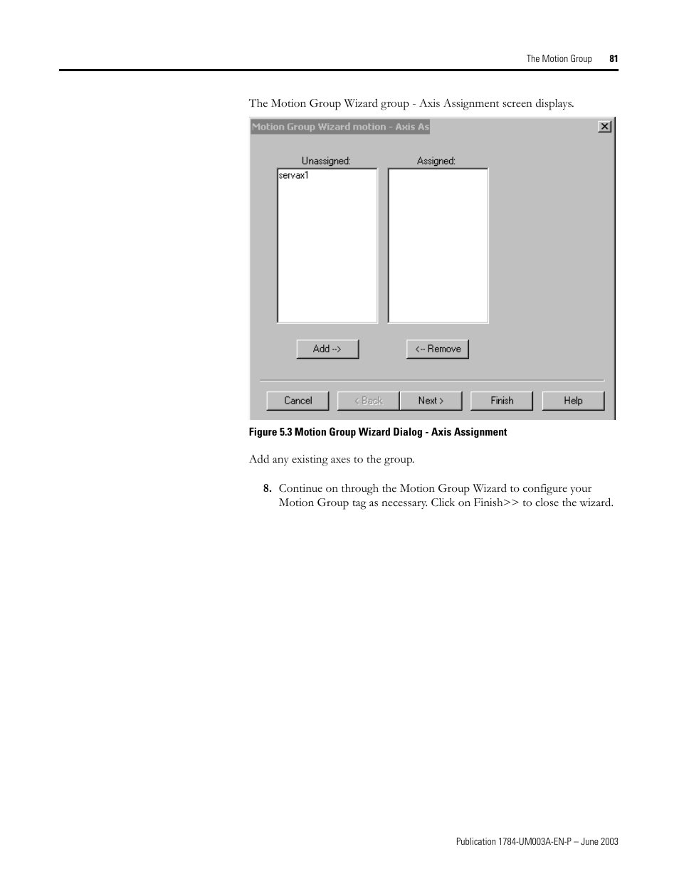 Rockwell Automation 1784-PM16SE SoftLogix Motion Card Setup and Configuration Manual User Manual | Page 89 / 451