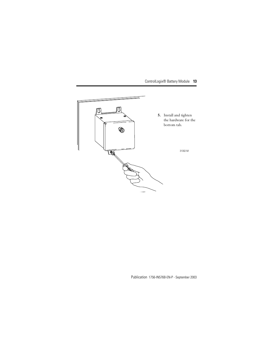 Rockwell Automation 1756-BATM ControlLogix Battery Module Installation Instructions User Manual | Page 13 / 32