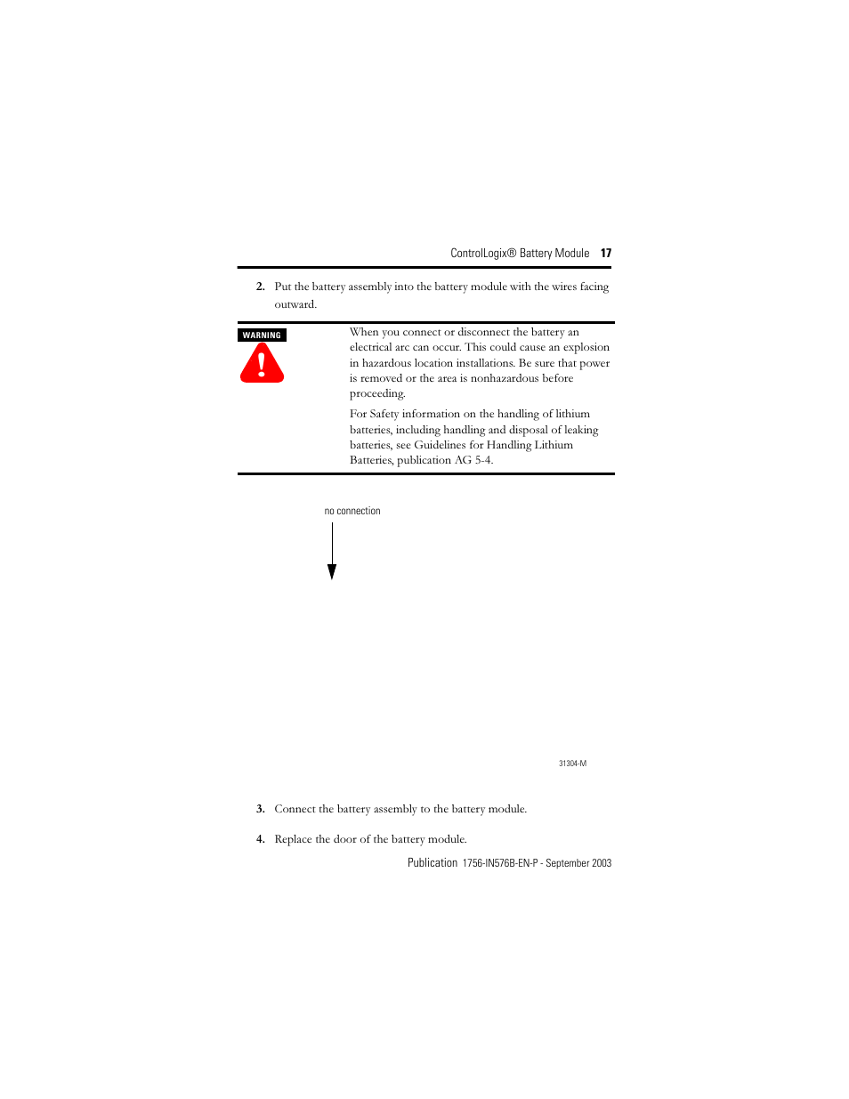 Rockwell Automation 1756-BATM ControlLogix Battery Module Installation Instructions User Manual | Page 17 / 32