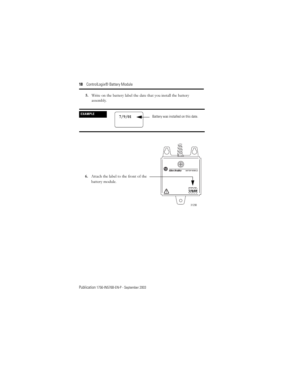 Rockwell Automation 1756-BATM ControlLogix Battery Module Installation Instructions User Manual | Page 18 / 32
