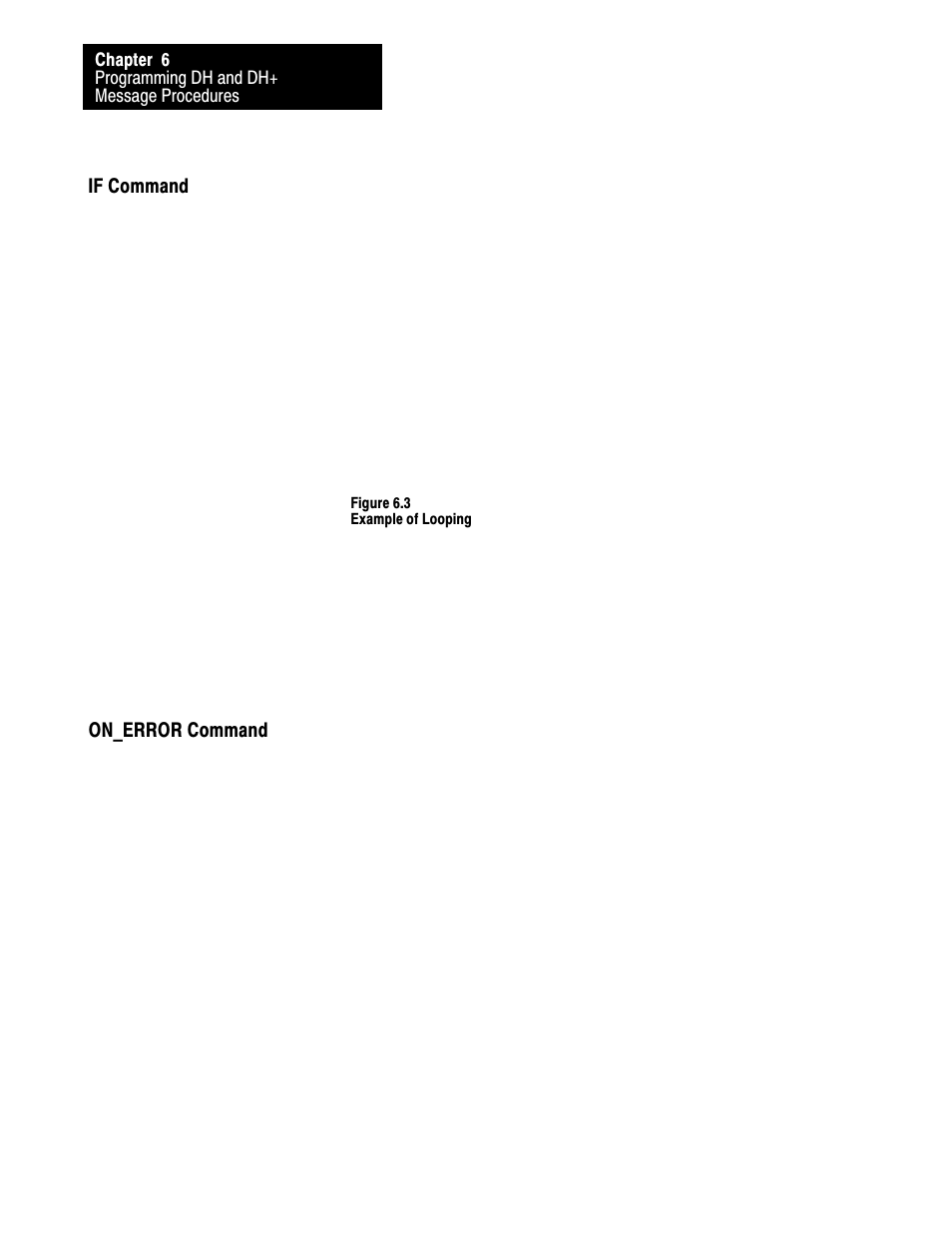 If command on_error command | Rockwell Automation 1775-S5_SR5,D17756.5.5 User Manual  PLC-3 FAMILY I/0 User Manual | Page 107 / 181