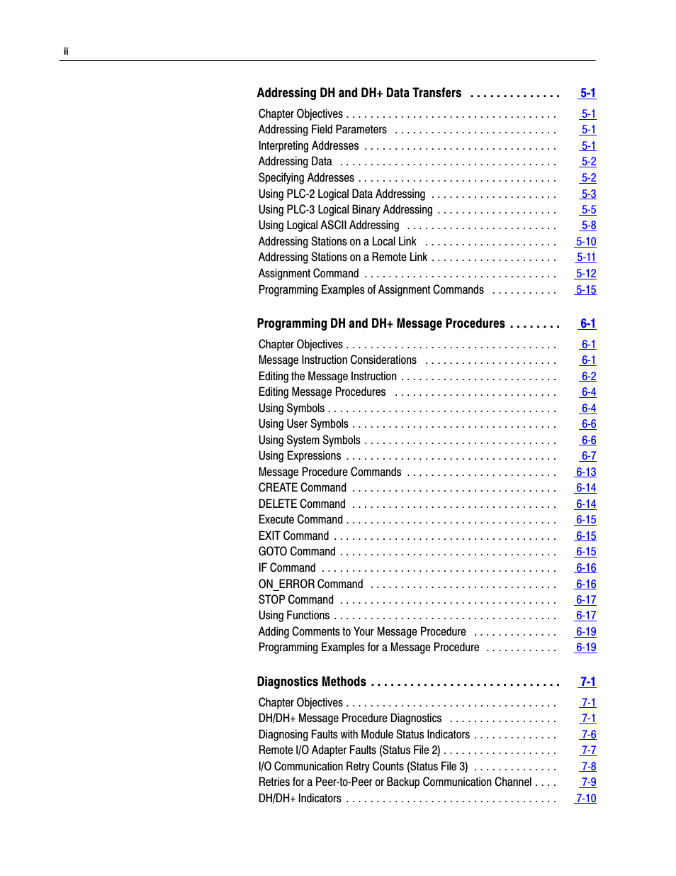 Rockwell Automation 1775-S5_SR5,D17756.5.5 User Manual  PLC-3 FAMILY I/0 User Manual | Page 5 / 181