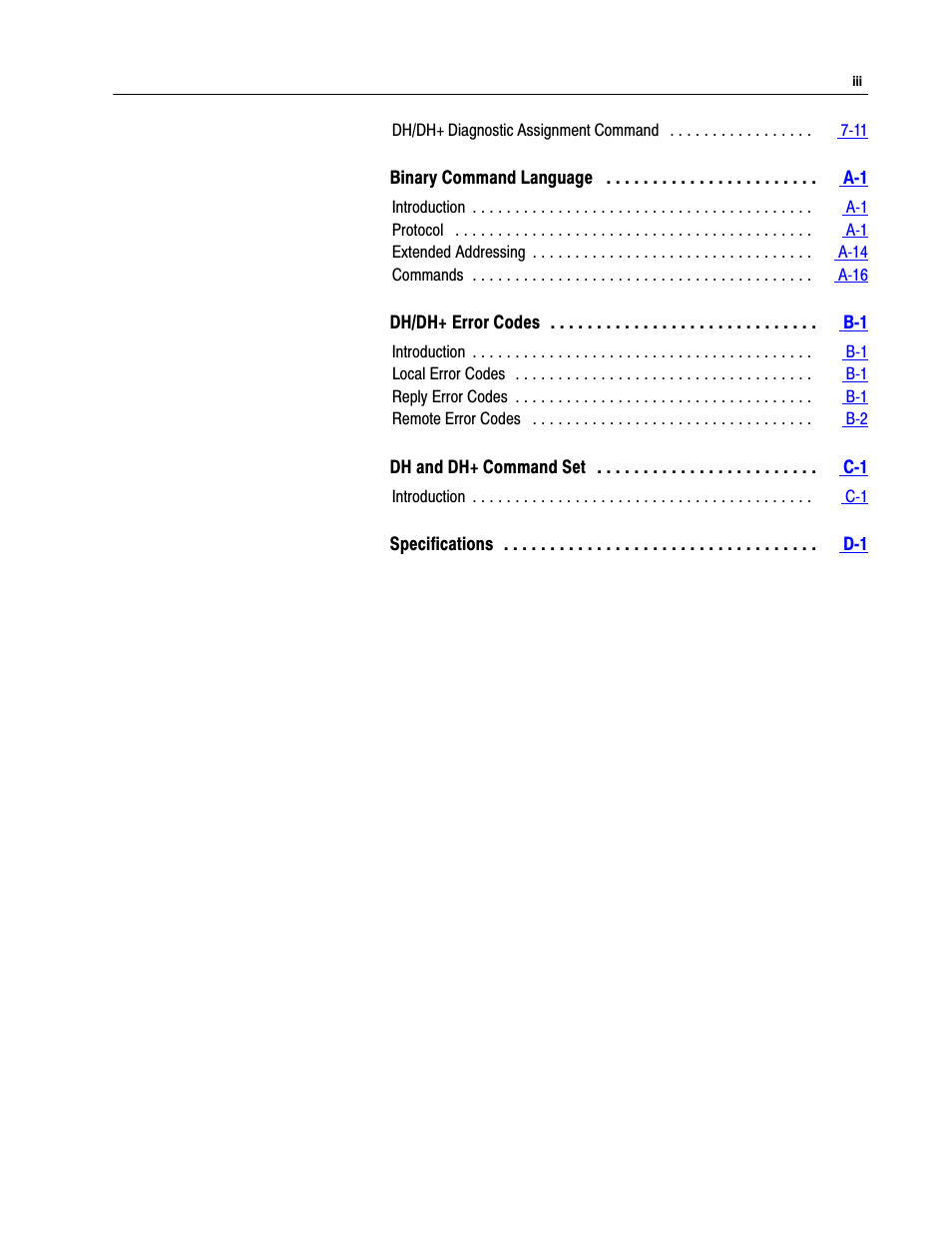 Rockwell Automation 1775-S5_SR5,D17756.5.5 User Manual  PLC-3 FAMILY I/0 User Manual | Page 6 / 181