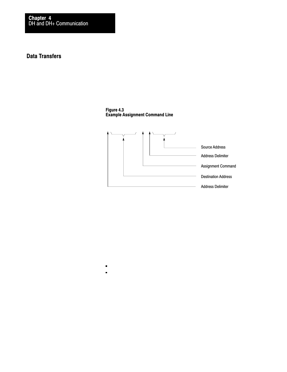Data transfers | Rockwell Automation 1775-S5_SR5,D17756.5.5 User Manual  PLC-3 FAMILY I/0 User Manual | Page 68 / 181