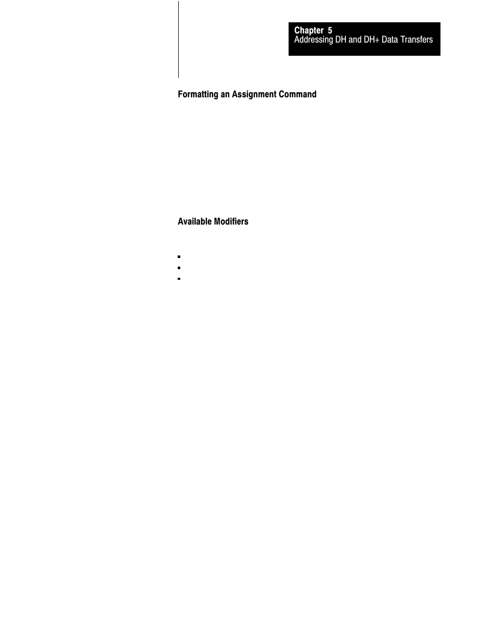 Rockwell Automation 1775-S5_SR5,D17756.5.5 User Manual  PLC-3 FAMILY I/0 User Manual | Page 87 / 181