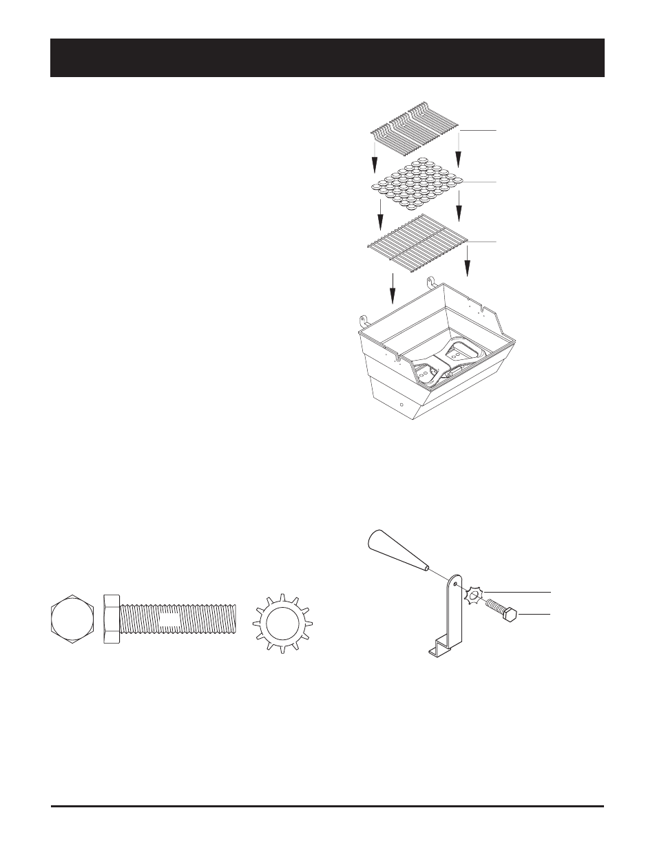 Rill, Ssembly installing racks, Grid lifter | Broilmaster P3 User Manual | Page 11 / 24