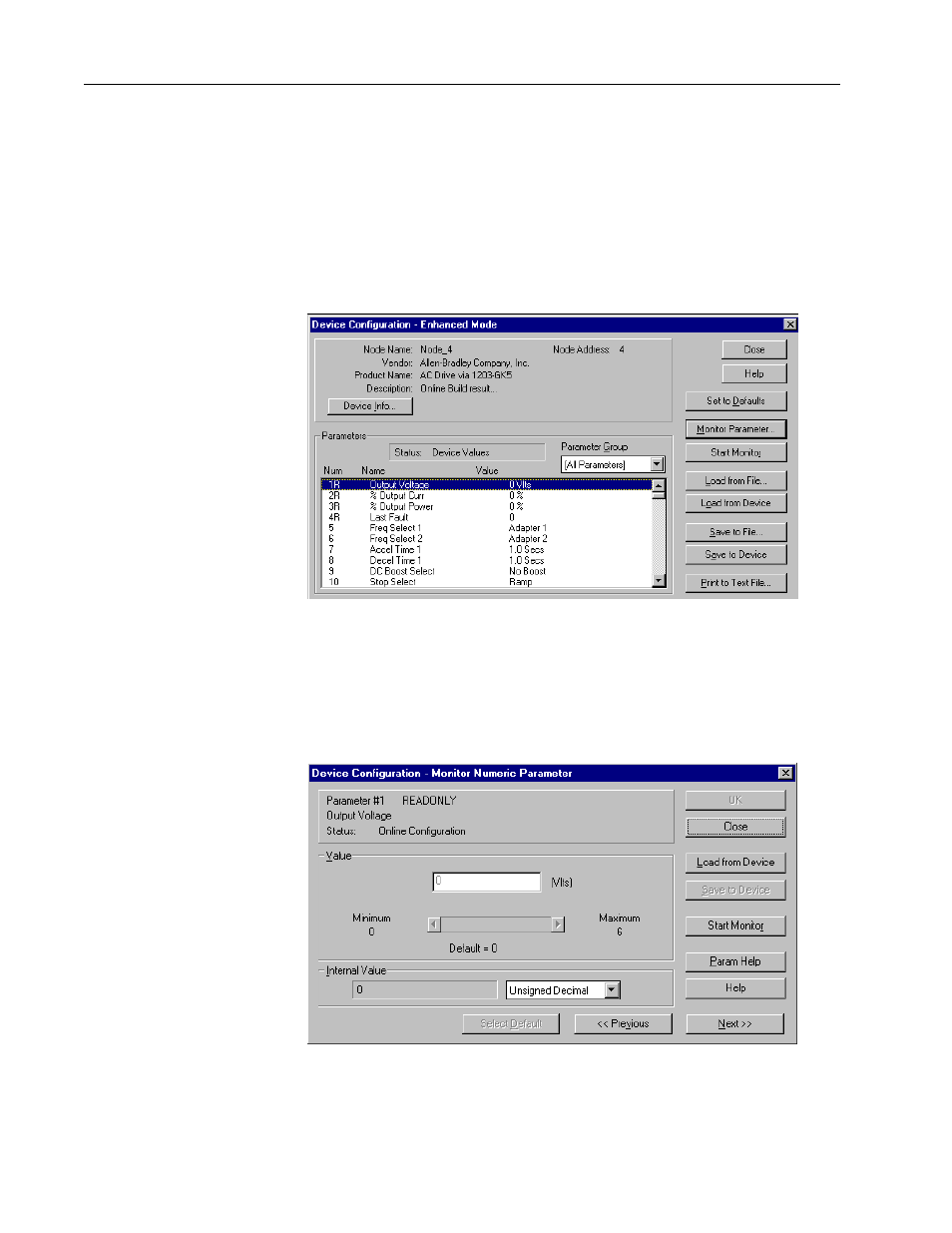 Monitoring and configuring the ac drive online | Rockwell Automation DeviceNet SEMINAR LAB EX User Manual | Page 38 / 71