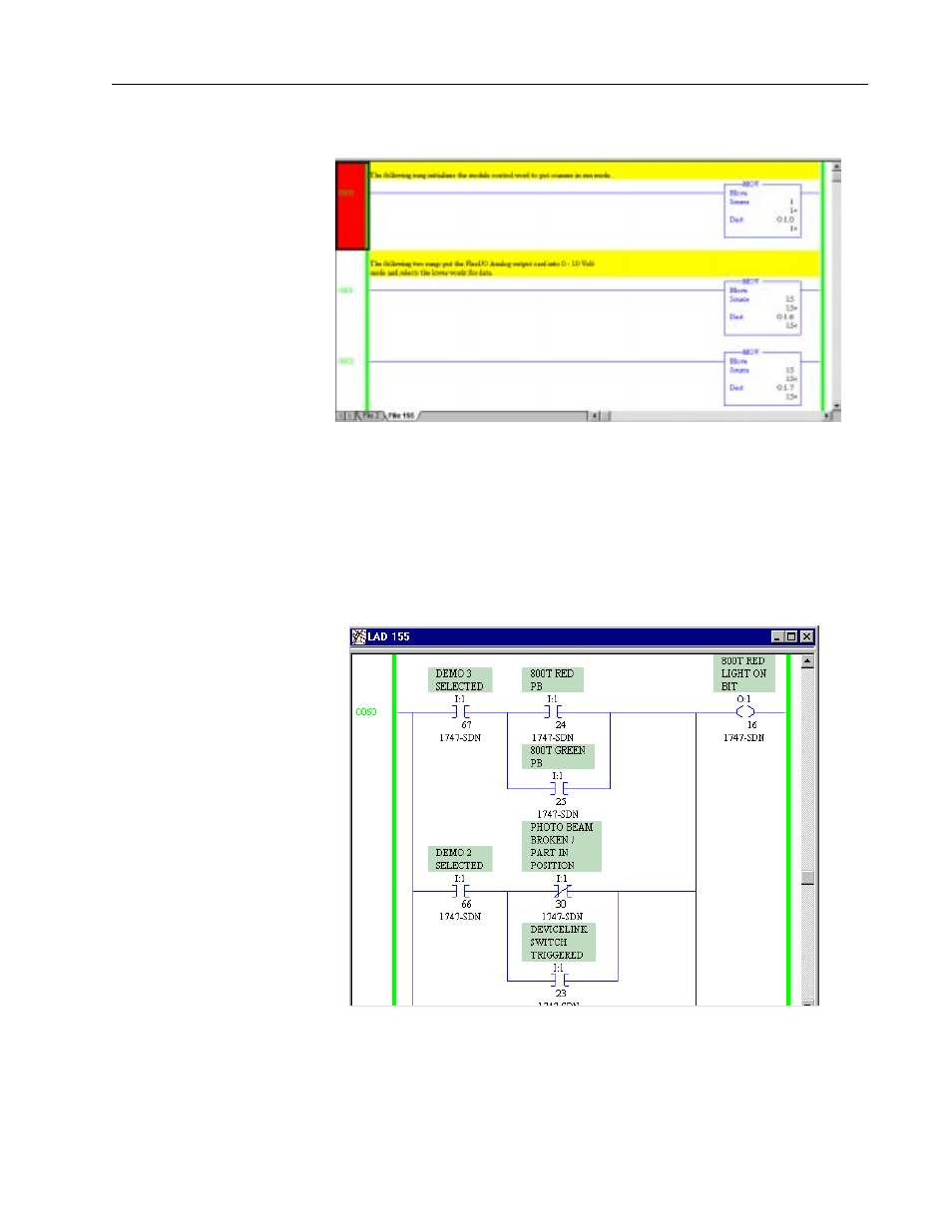 Monitoring a rung | Rockwell Automation DeviceNet SEMINAR LAB EX User Manual | Page 69 / 71