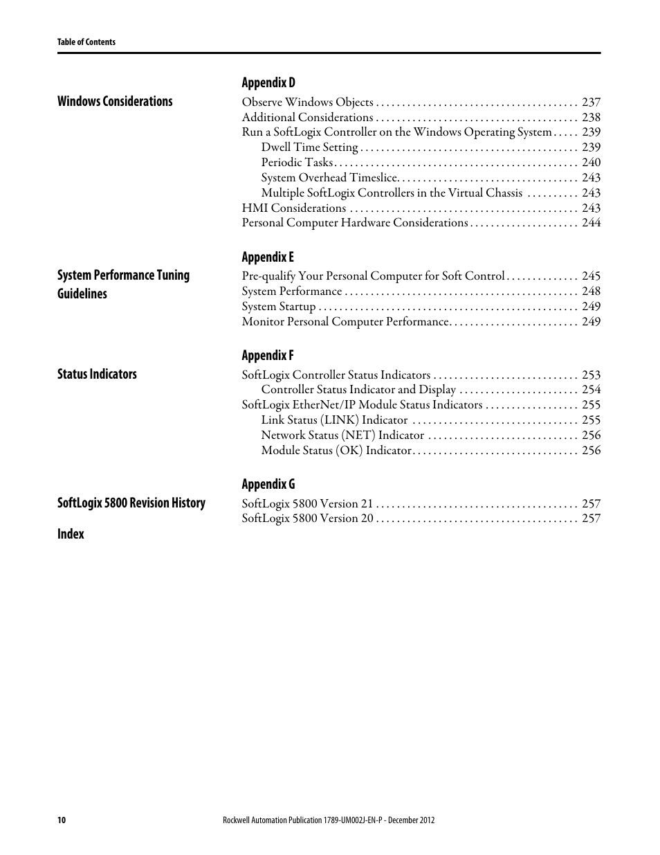 Rockwell Automation 1789-L10_L30_L60 SoftLogix 5800 System User Manual User Manual | Page 10 / 268