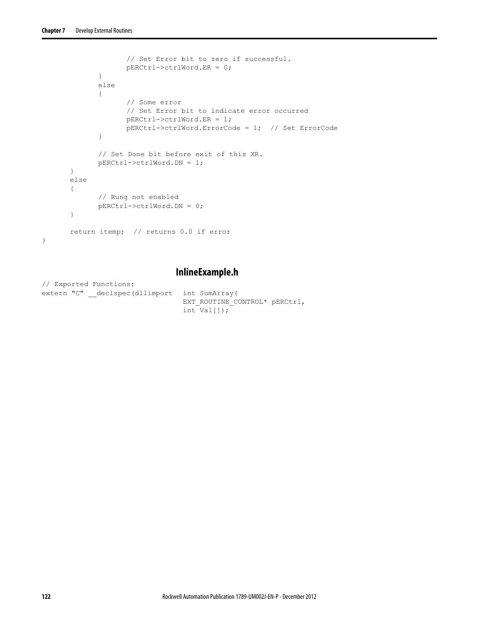 Inlineexample.h | Rockwell Automation 1789-L10_L30_L60 SoftLogix 5800 System User Manual User Manual | Page 122 / 268