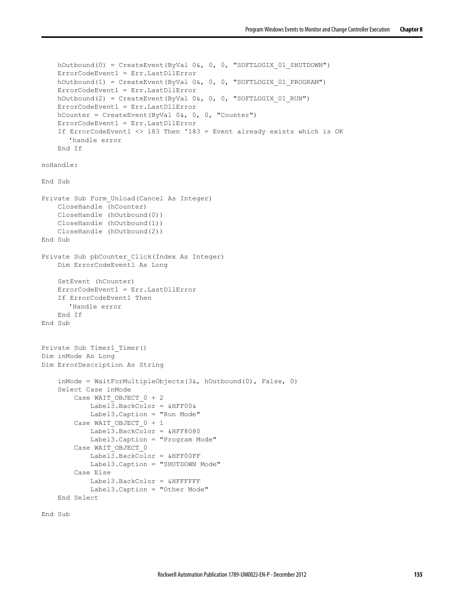 Rockwell Automation 1789-L10_L30_L60 SoftLogix 5800 System User Manual User Manual | Page 155 / 268