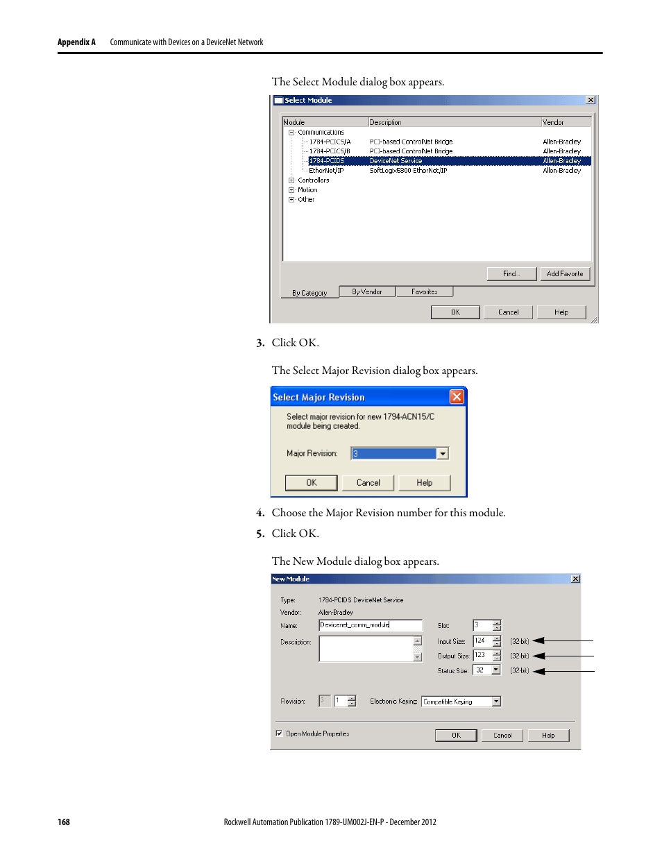 Rockwell Automation 1789-L10_L30_L60 SoftLogix 5800 System User Manual User Manual | Page 168 / 268