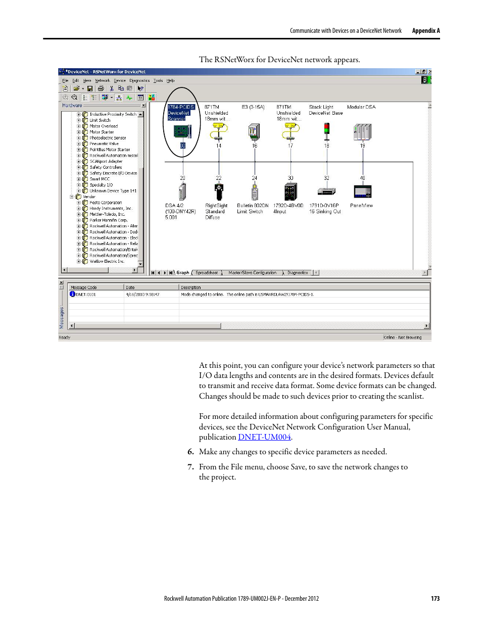 Rockwell Automation 1789-L10_L30_L60 SoftLogix 5800 System User Manual User Manual | Page 173 / 268