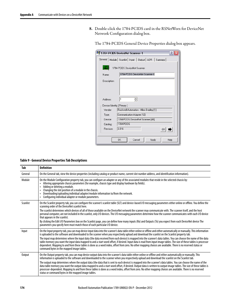 Rockwell Automation 1789-L10_L30_L60 SoftLogix 5800 System User Manual User Manual | Page 174 / 268