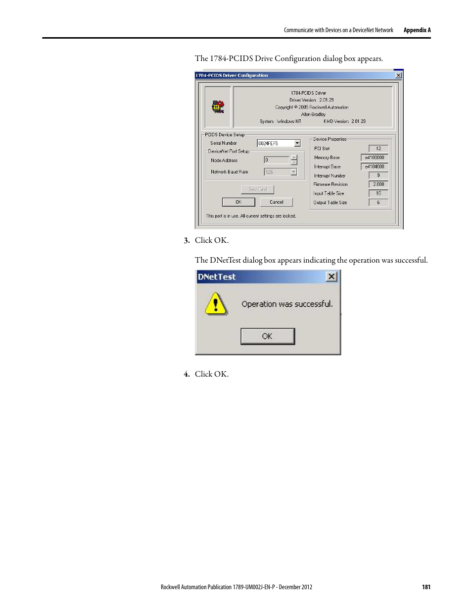 Rockwell Automation 1789-L10_L30_L60 SoftLogix 5800 System User Manual User Manual | Page 181 / 268