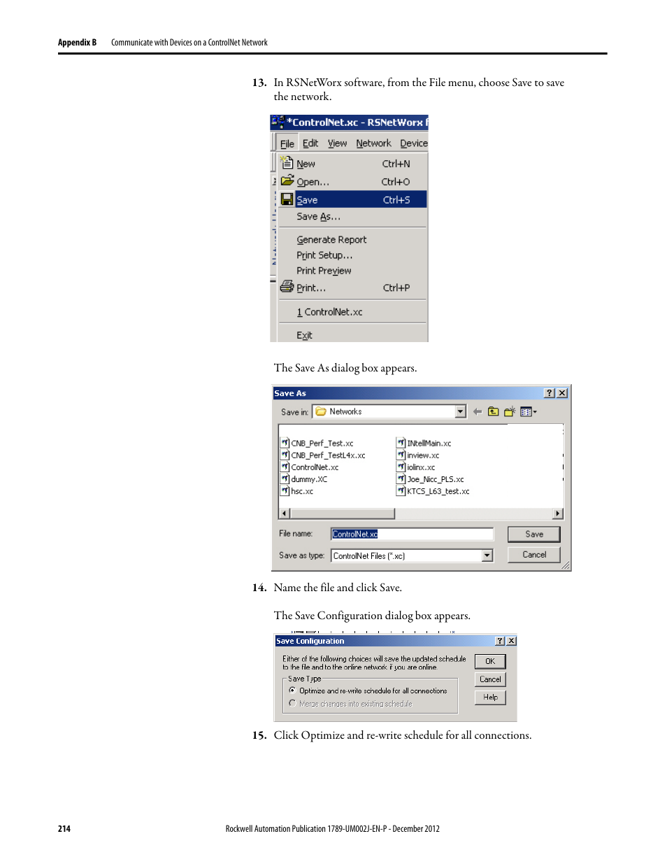 Rockwell Automation 1789-L10_L30_L60 SoftLogix 5800 System User Manual User Manual | Page 214 / 268