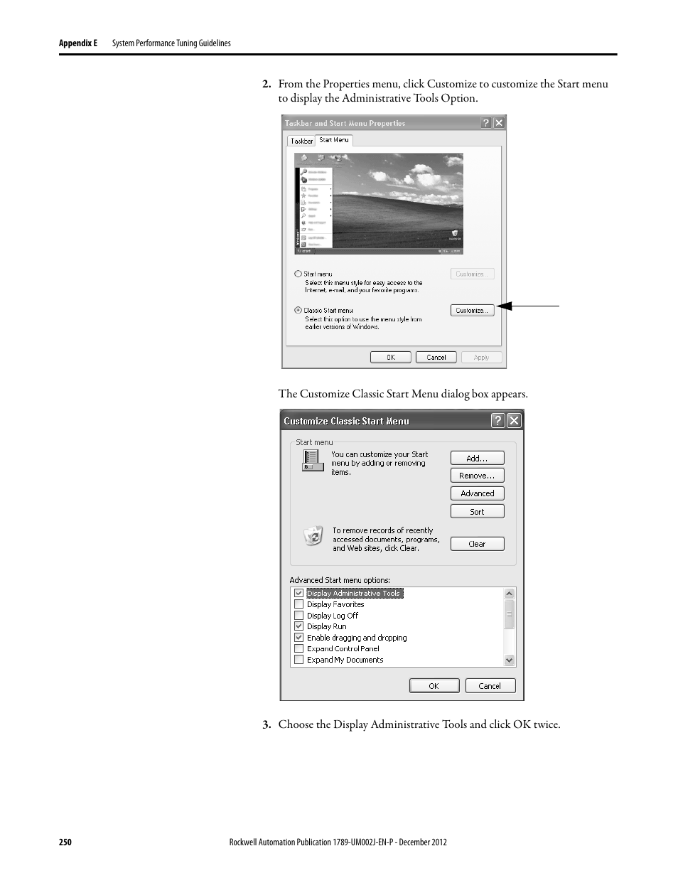 Rockwell Automation 1789-L10_L30_L60 SoftLogix 5800 System User Manual User Manual | Page 250 / 268