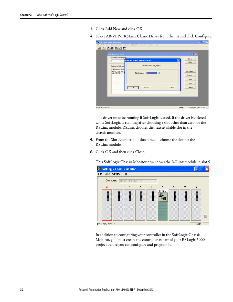 Rockwell Automation 1789-L10_L30_L60 SoftLogix 5800 System User Manual User Manual | Page 30 / 268