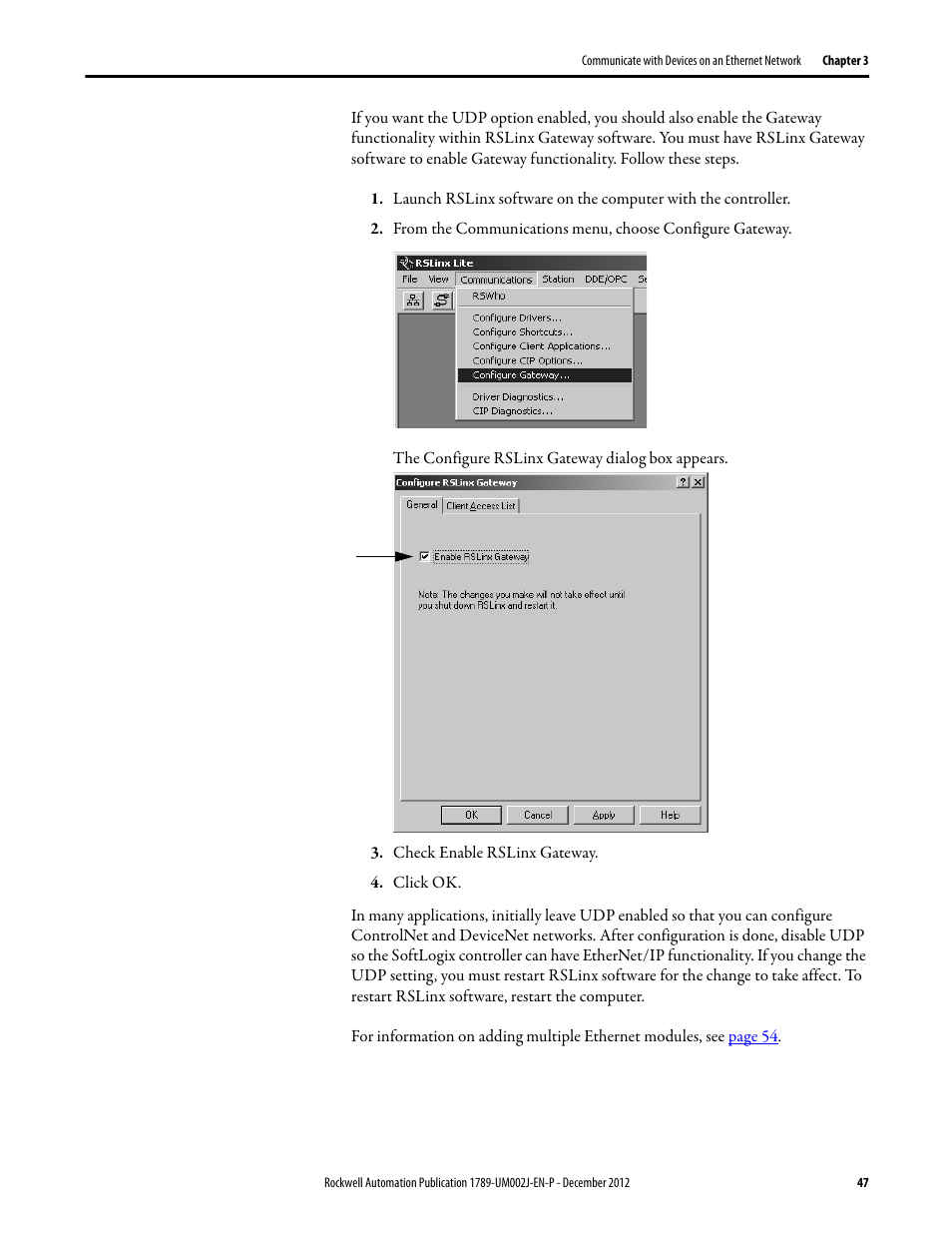 Rockwell Automation 1789-L10_L30_L60 SoftLogix 5800 System User Manual User Manual | Page 47 / 268