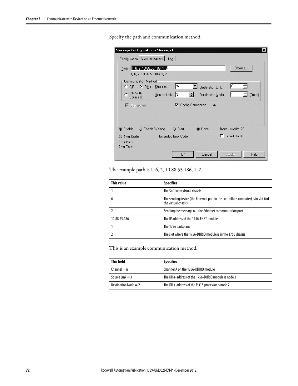 Rockwell Automation 1789-L10_L30_L60 SoftLogix 5800 System User Manual User Manual | Page 72 / 268