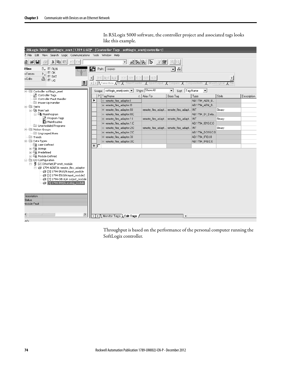 Rockwell Automation 1789-L10_L30_L60 SoftLogix 5800 System User Manual User Manual | Page 74 / 268