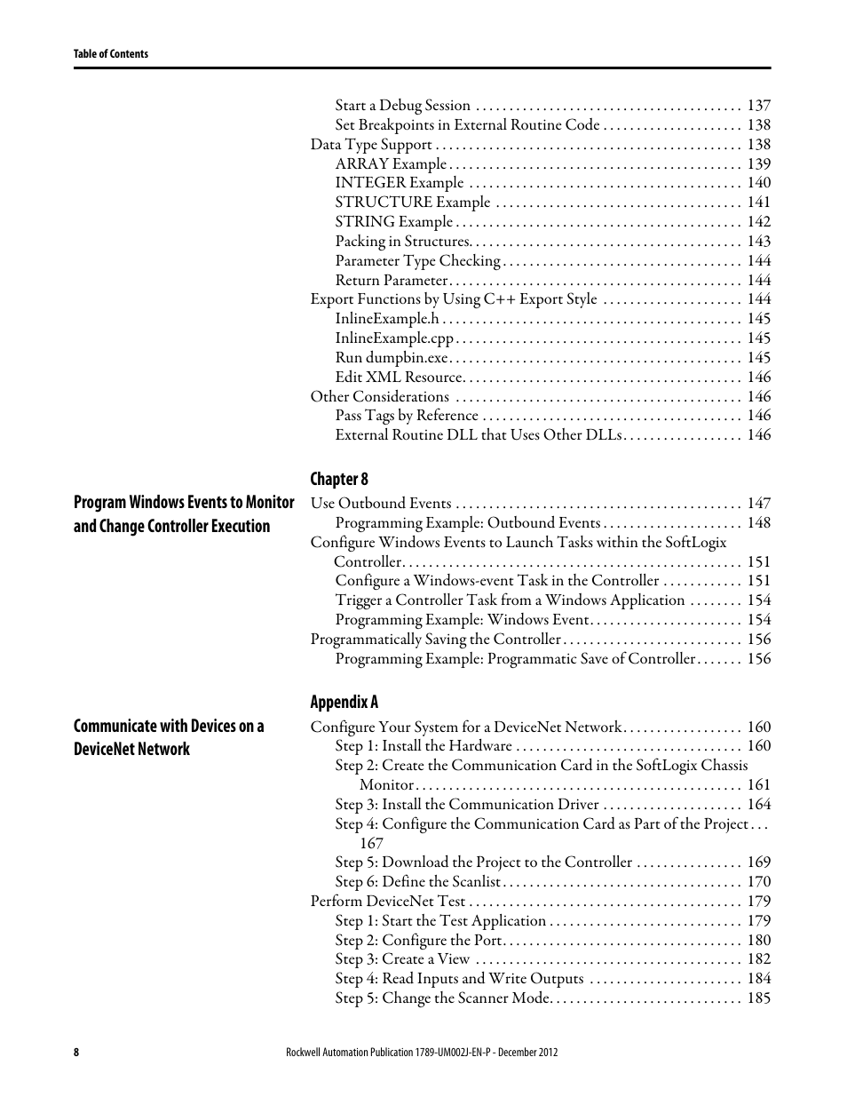 Rockwell Automation 1789-L10_L30_L60 SoftLogix 5800 System User Manual User Manual | Page 8 / 268
