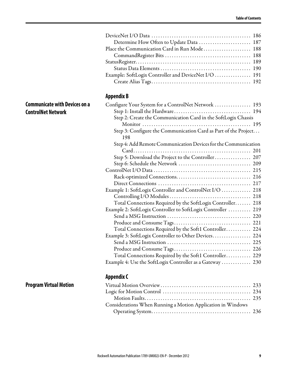 Rockwell Automation 1789-L10_L30_L60 SoftLogix 5800 System User Manual User Manual | Page 9 / 268