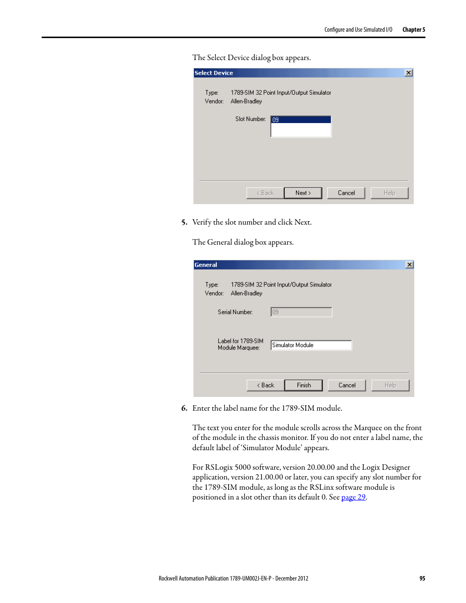 Rockwell Automation 1789-L10_L30_L60 SoftLogix 5800 System User Manual User Manual | Page 95 / 268