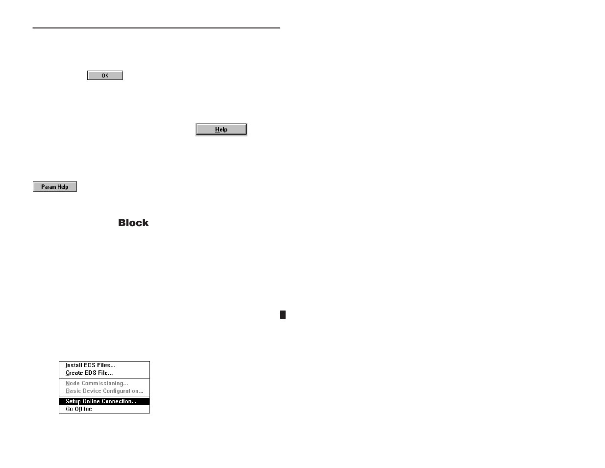 Online help, Establish the interface | Rockwell Automation 1792-IB8/B INSTL.INST ARMOR BLOCK 8 INPUT User Manual | Page 17 / 36