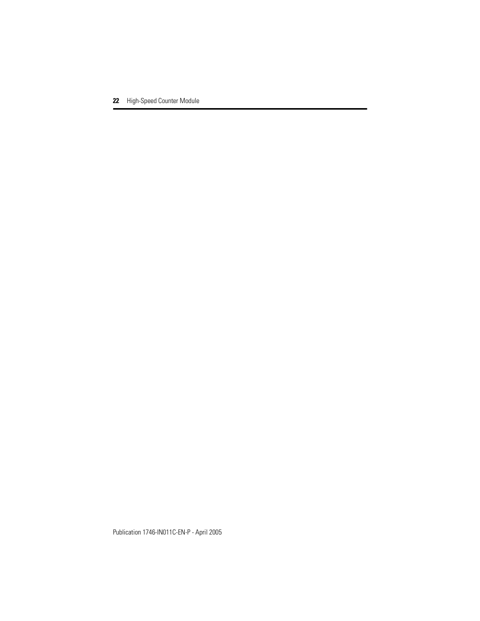 Rockwell Automation 1746-HSCE High-Speed Counter Module Installation Instructions User Manual | Page 22 / 24