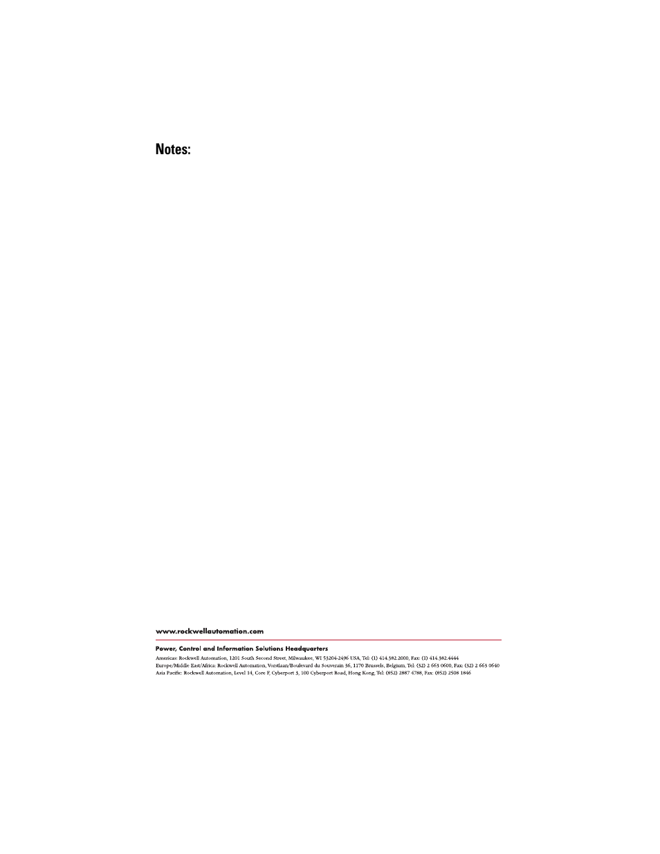 Back cover | Rockwell Automation 1757-PIM ProcessLogix Pulse Input Module Installation User Manual | Page 16 / 16