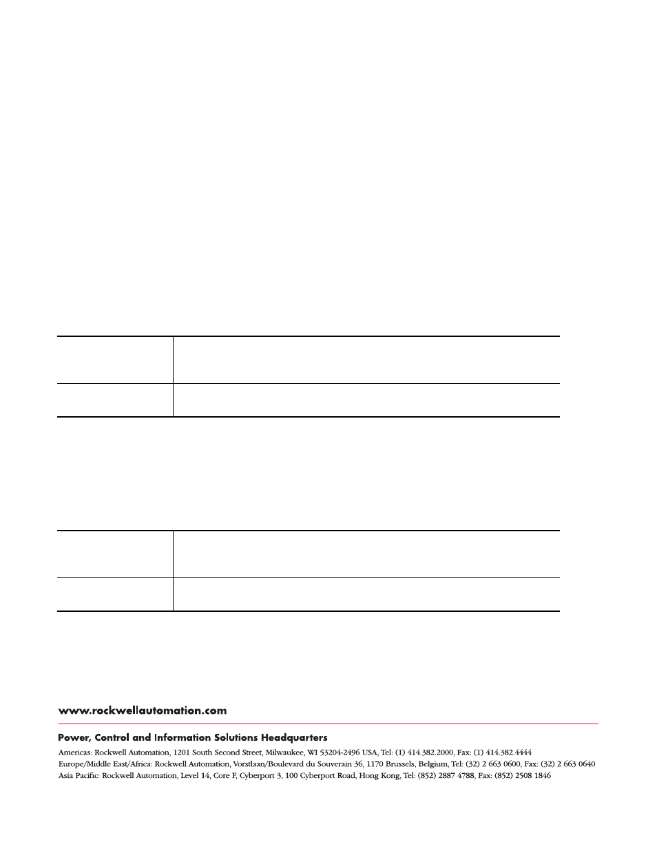 Support information, Back cover, Rockwell automation support | Installation assistance, New product satisfaction return | Rockwell Automation 1738-XXXX ArmorPoint 24V dc Output Modules, Series A User Manual | Page 14 / 14