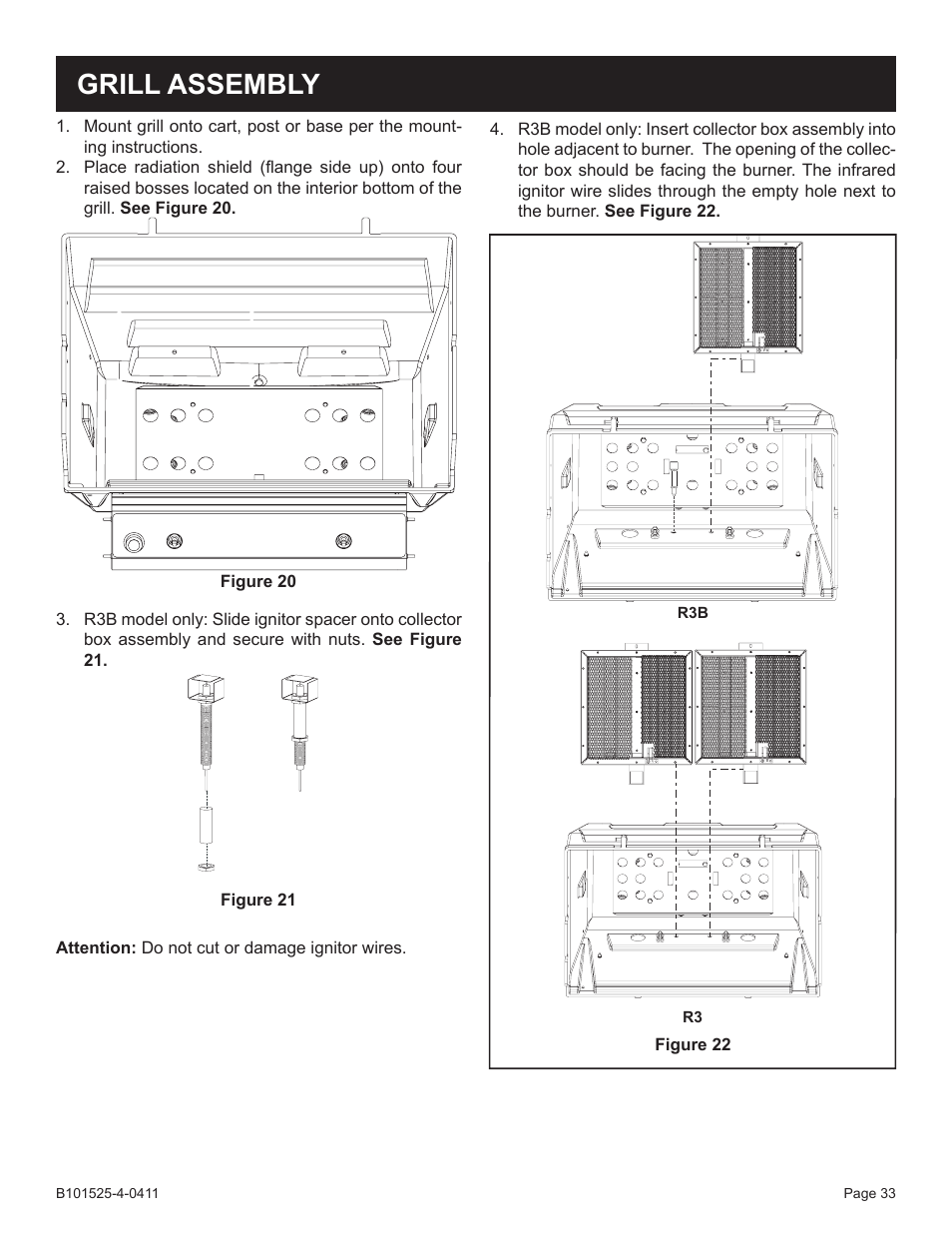 Grill assembly | Broilmaster P3XN-1 User Manual | Page 33 / 52