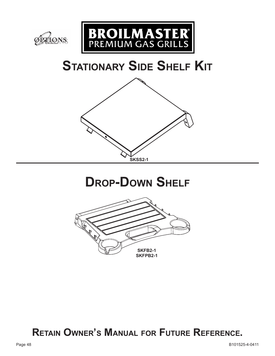 Broilmaster P3XN-1 User Manual | Page 48 / 52