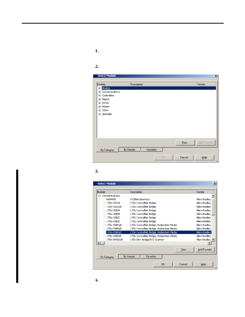 Select a communication module | Rockwell Automation 1734-ACNR POINT I/O ControlNet Adapter User Manual User Manual | Page 34 / 110