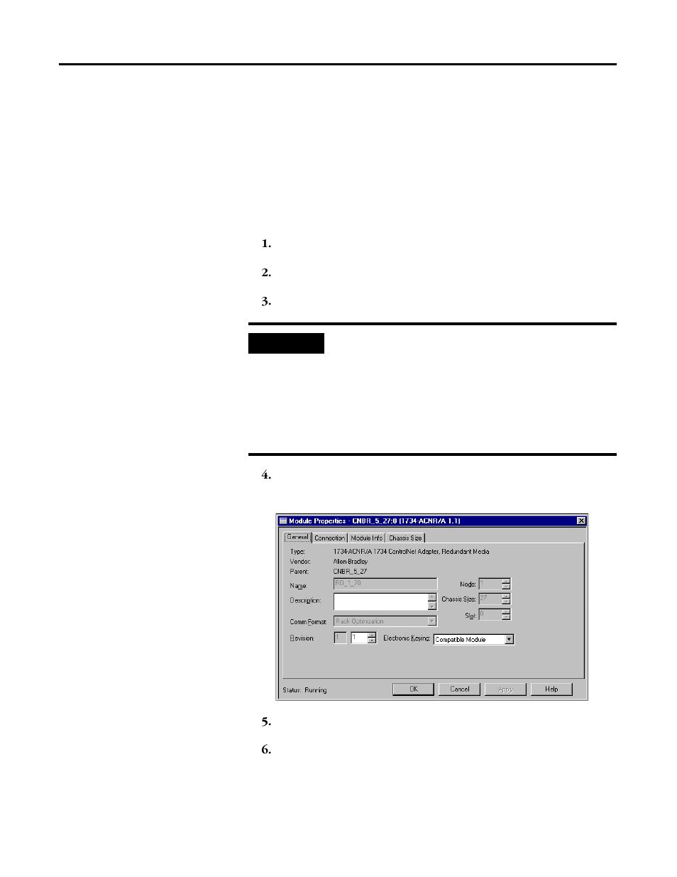 Change configuration data | Rockwell Automation 1734-ACNR POINT I/O ControlNet Adapter User Manual User Manual | Page 55 / 110