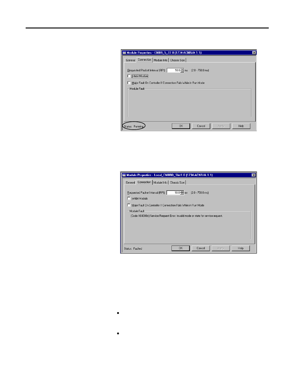 Recover from an overloaded 1734-acnr adapter | Rockwell Automation 1734-ACNR POINT I/O ControlNet Adapter User Manual User Manual | Page 57 / 110