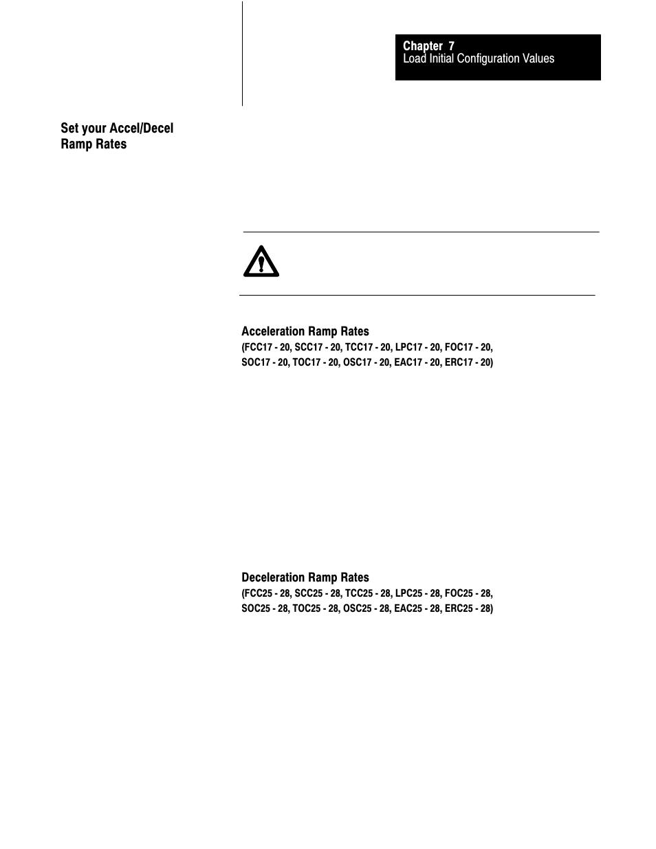 Set your accel/decel ramp rates, 7ć31 | Rockwell Automation 1771-QDC, D17716.5.87(Passport) CLAMP AND EJECT MODE User Manual | Page 107 / 236