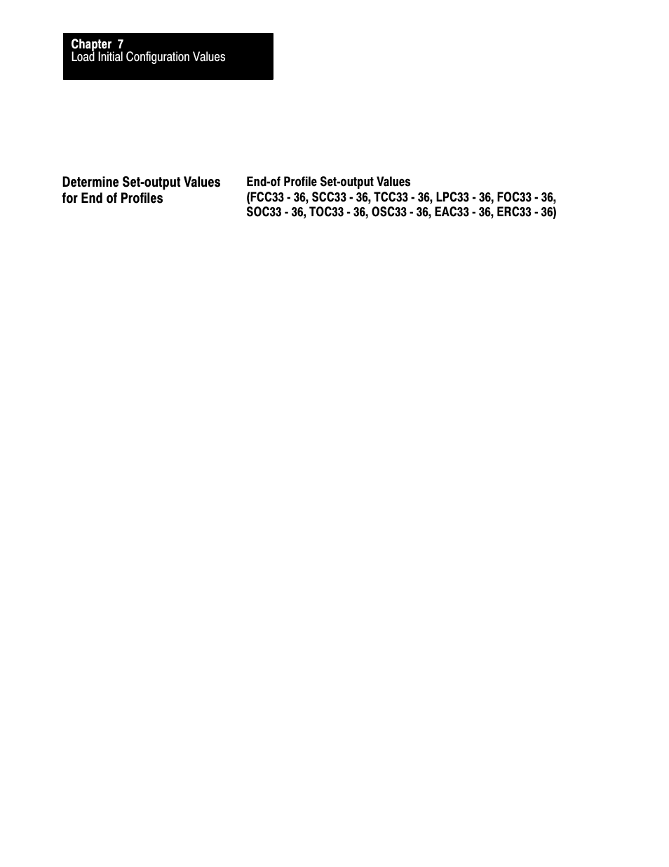 Determine set output values for end of profiles, 7ć32 | Rockwell Automation 1771-QDC, D17716.5.87(Passport) CLAMP AND EJECT MODE User Manual | Page 108 / 236