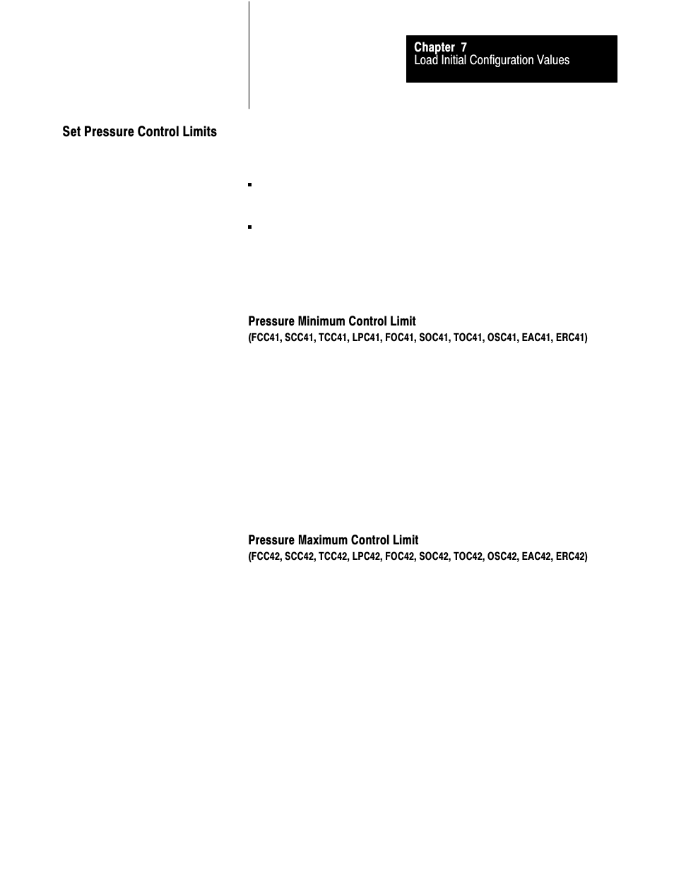 Set pressure control limits, 7ć33 | Rockwell Automation 1771-QDC, D17716.5.87(Passport) CLAMP AND EJECT MODE User Manual | Page 109 / 236