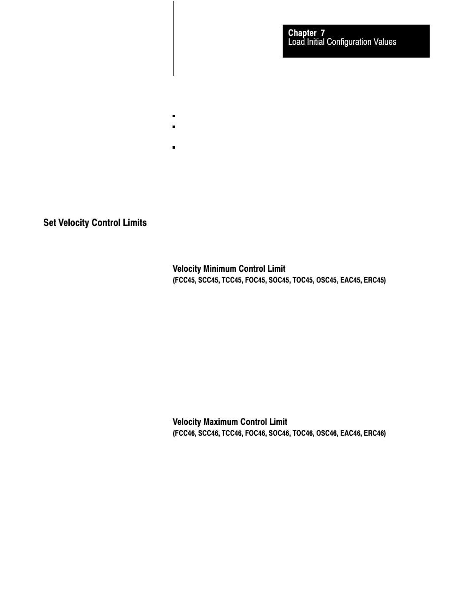 Set velocity control limits, 7ć35 | Rockwell Automation 1771-QDC, D17716.5.87(Passport) CLAMP AND EJECT MODE User Manual | Page 111 / 236