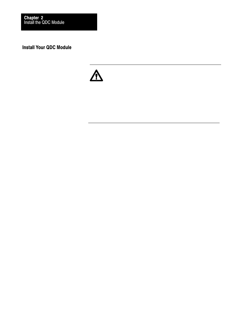 Install your qdc module | Rockwell Automation 1771-QDC, D17716.5.87(Passport) CLAMP AND EJECT MODE User Manual | Page 27 / 236