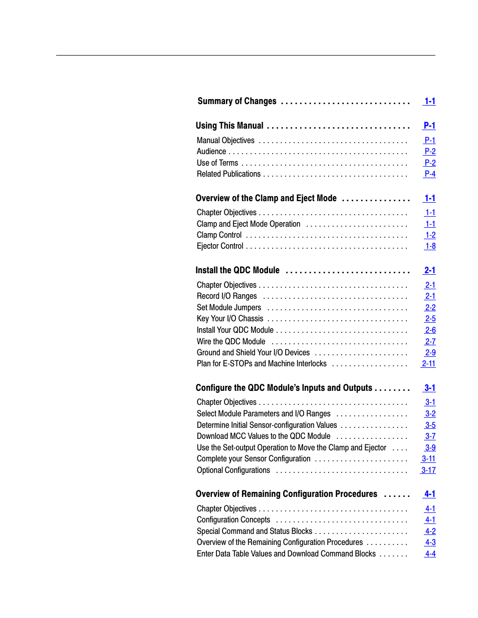 Rockwell Automation 1771-QDC, D17716.5.87(Passport) CLAMP AND EJECT MODE User Manual | Page 4 / 236