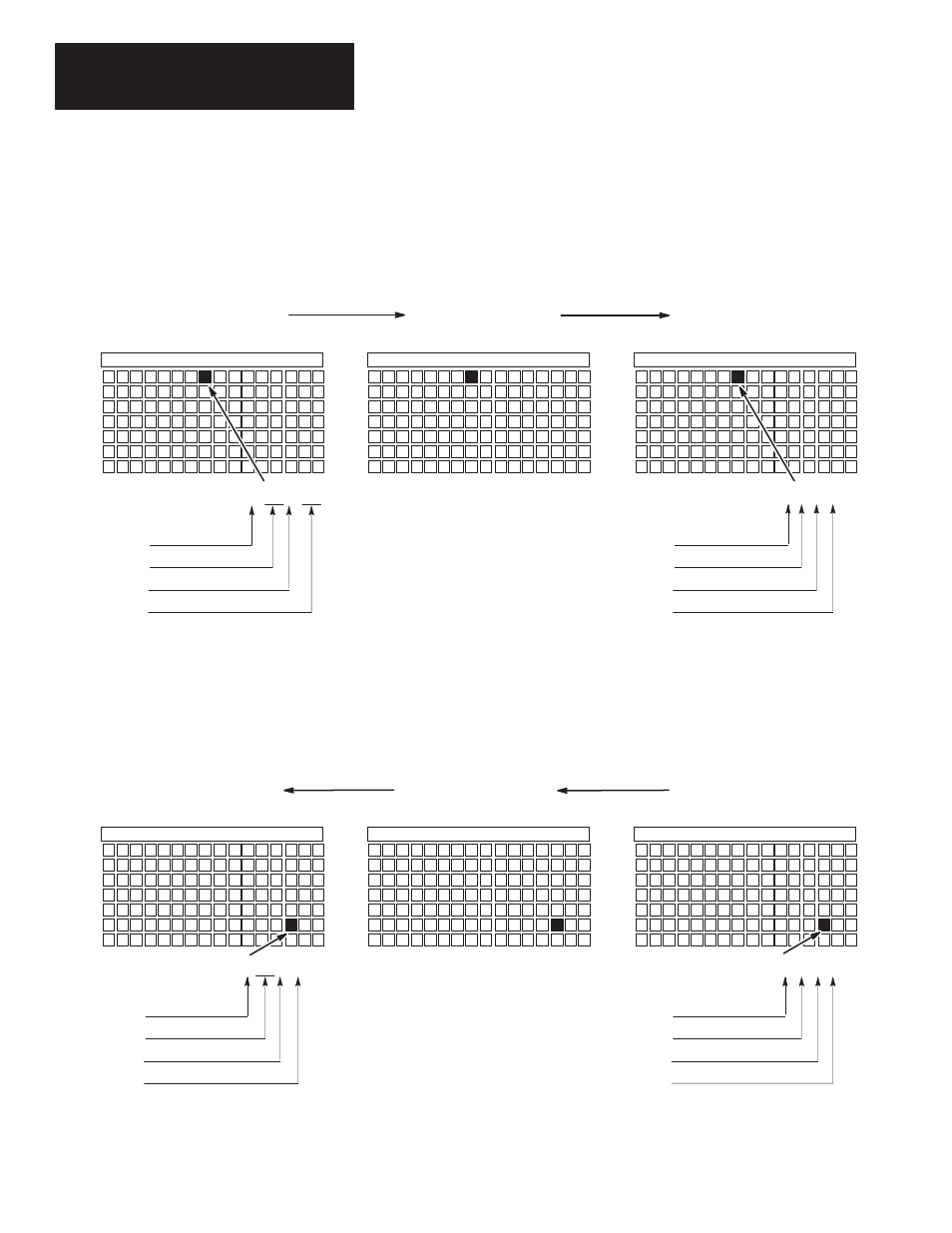 I/o image tables, I:1.1/8, O:1.6/2 | I:016/2, Dcm/slc to plc, Plc to dcm/slc, Chapter 3 addressing, Slc input image table, Plc output image table dcm input image table, Slc output image table | Rockwell Automation 1747-DCM,D17476.8 Direct Communication Module User Manual | Page 28 / 80