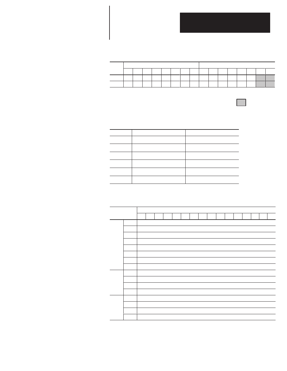 Dip switch settings, System configuration, Image table configuration | Rockwell Automation 1747-DCM,D17476.8 Direct Communication Module User Manual | Page 59 / 80