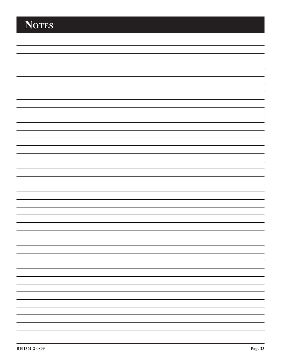 Broilmaster T3W-2 User Manual | Page 23 / 24