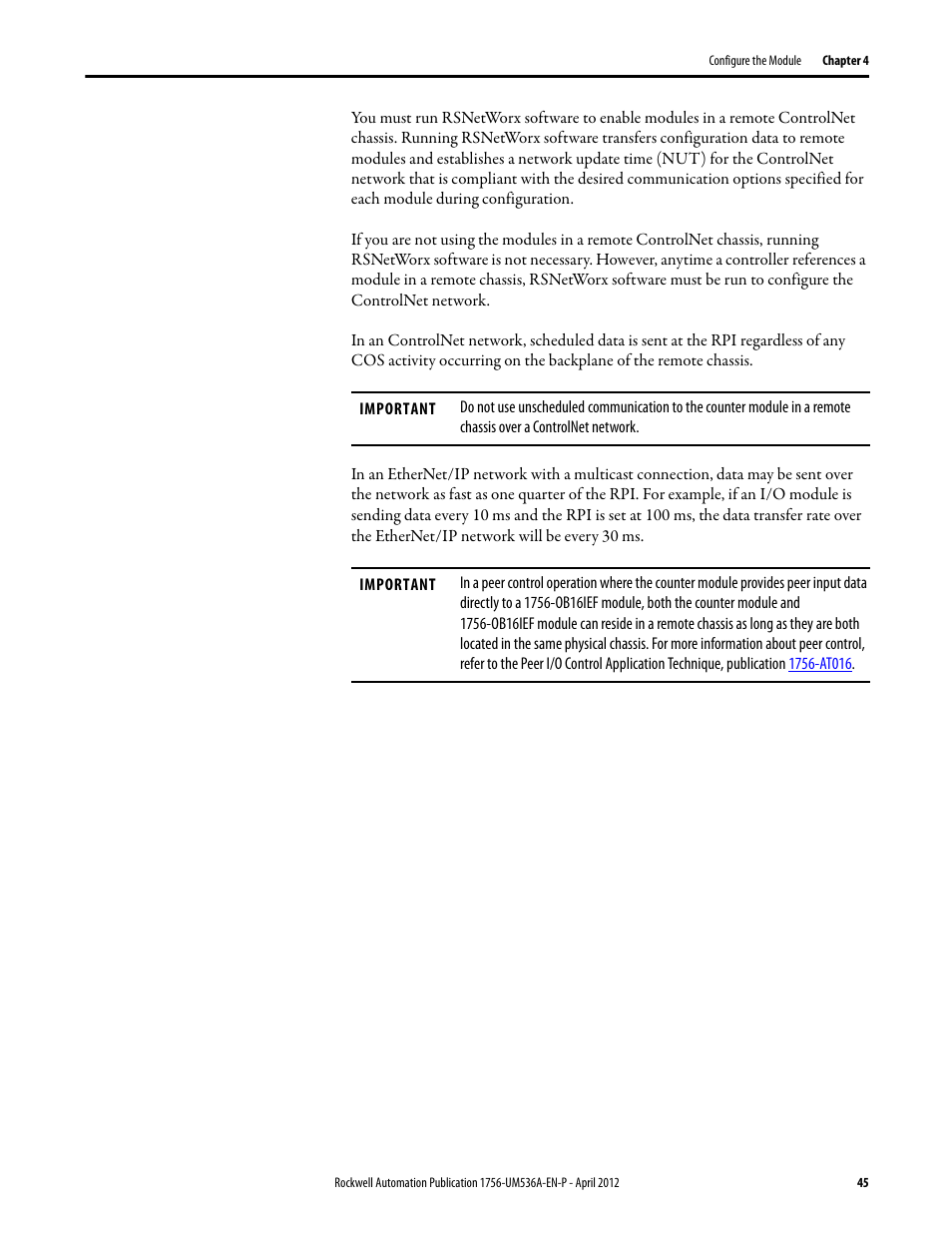 Rockwell Automation 1756-LSC8XIB8I ControlLogix Low-speed Counter Module User Manual | Page 45 / 84