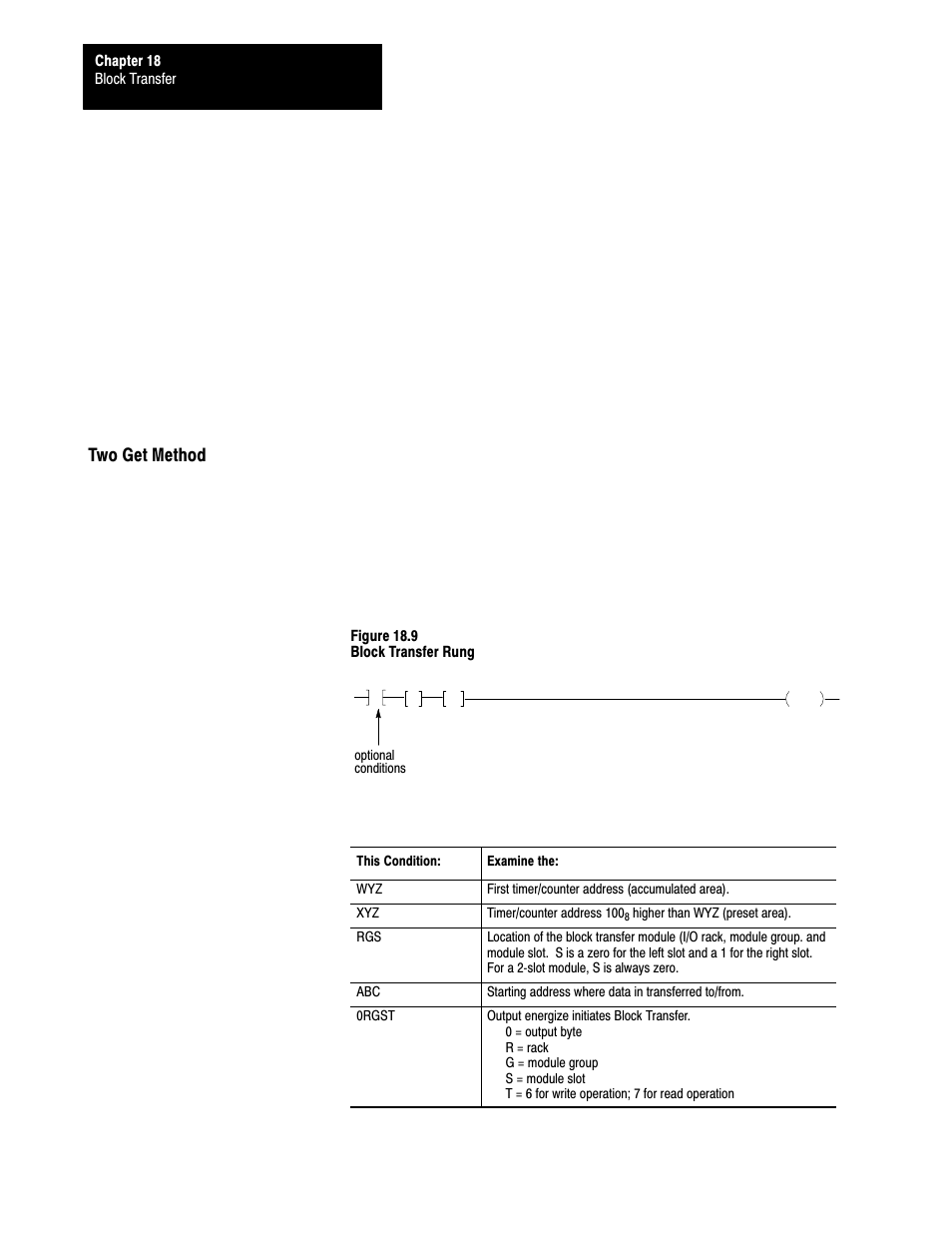 18ć20, Two get method | Rockwell Automation 1772-L8_LW_LWP_LX_LXP,D17726.5.8 User Manual User Manual | Page 285 / 490